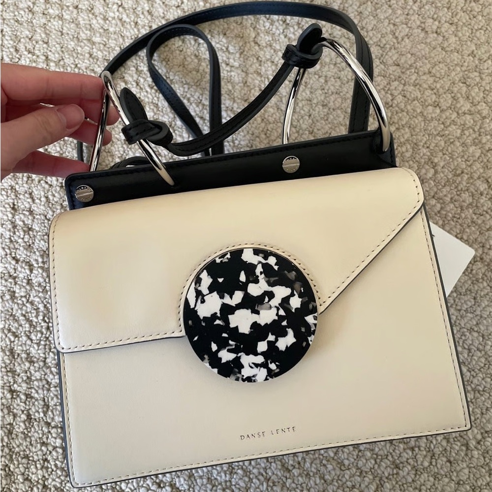 💟Danse Lente Phoebe Bis Dove Black Shoulder Bag